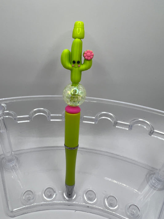 Cactus beaded pen