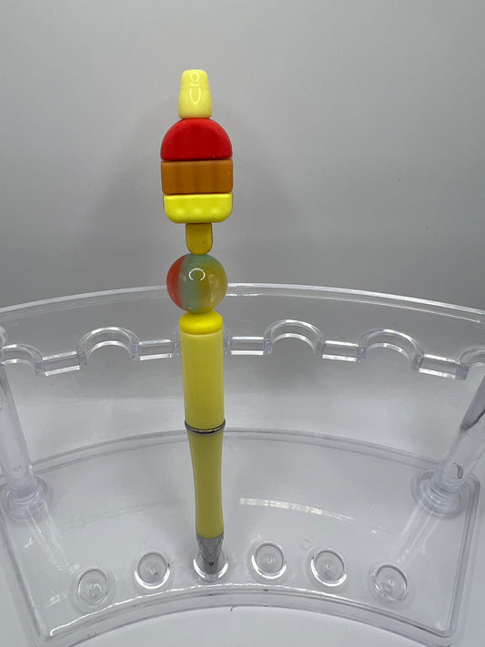 Popsicle beaded pen