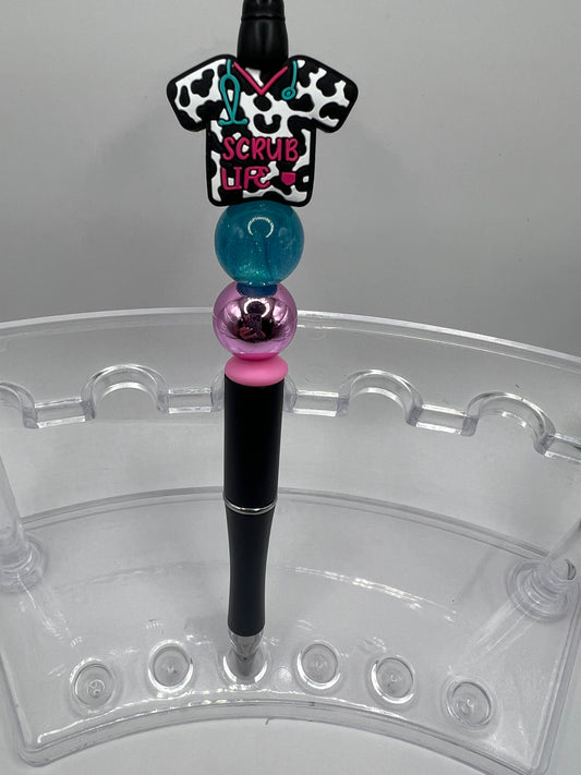 Scrub life beaded pen