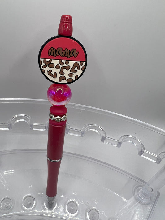 Mama beaded pen