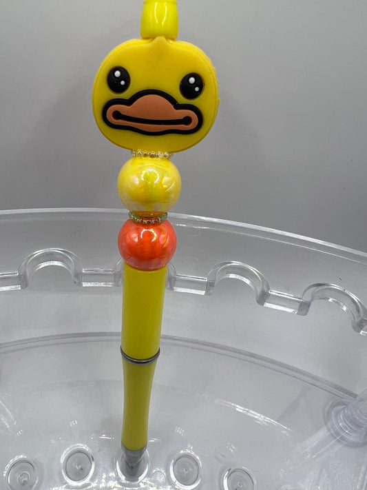 Duck head beaded pen