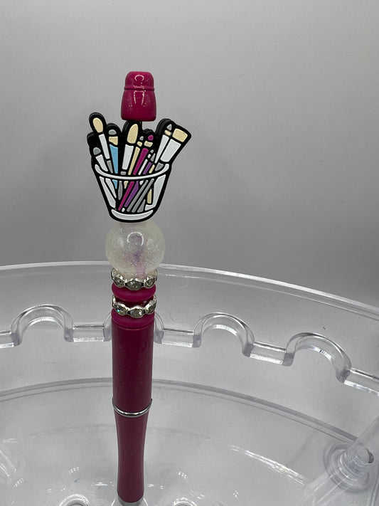 Make up beaded pen