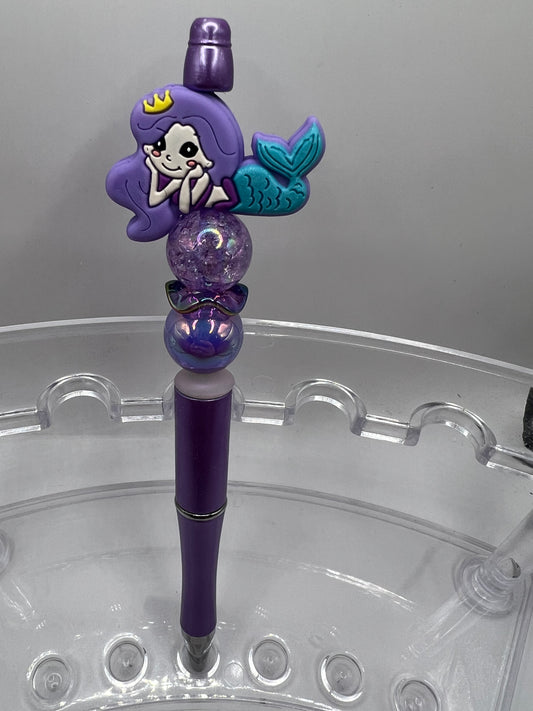 Mermaid beaded pen